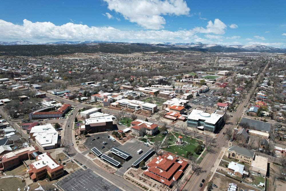 aerial photo of NM Highlands University